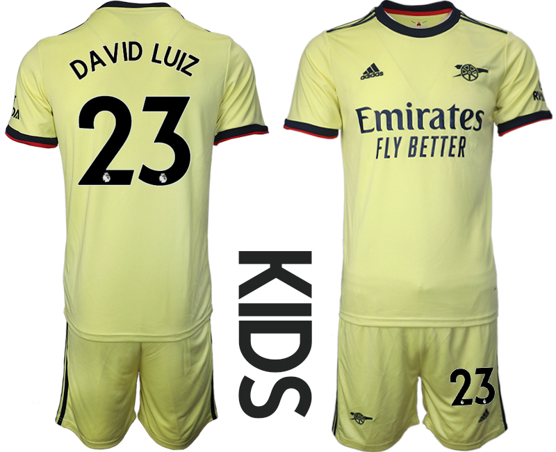 Youth 2021-2022 Club Arsenal away green #23 Soccer Jersey